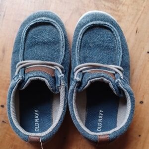 Old Navy Kids Denim Blue Sneakers 10T